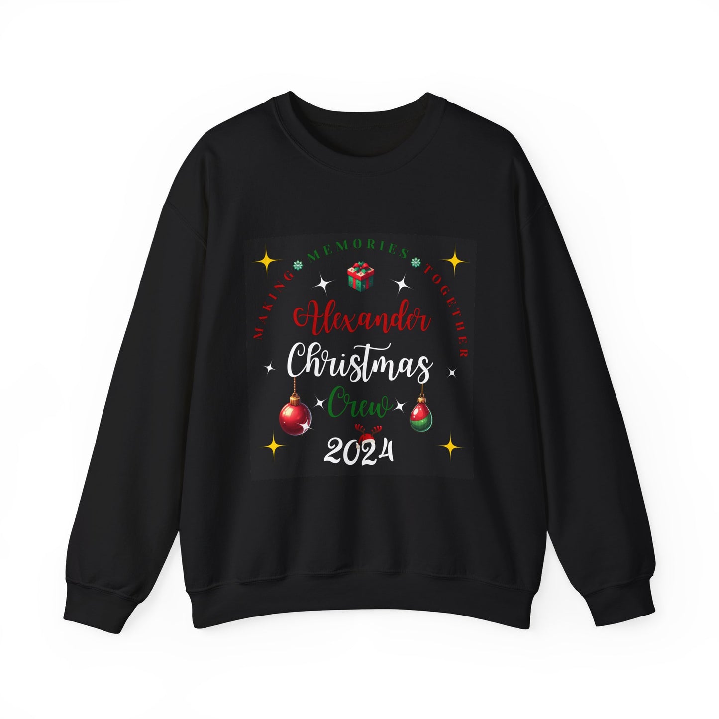 Personalized Family Christmas Crewneck Sweatshirt